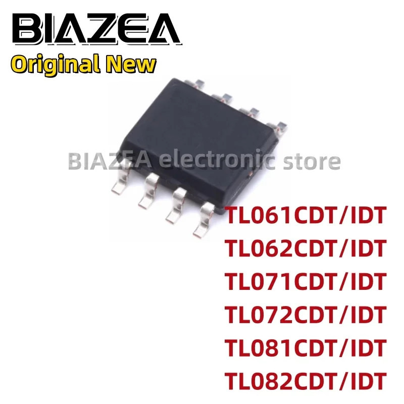 1piece TL061CDT/IDT TL062CDT/IDT TL071CDT/IDT  TL072CDT/IDT TL081CDT/IDT TL082CDT/IDT SOP8 Operational AmplifierChipset