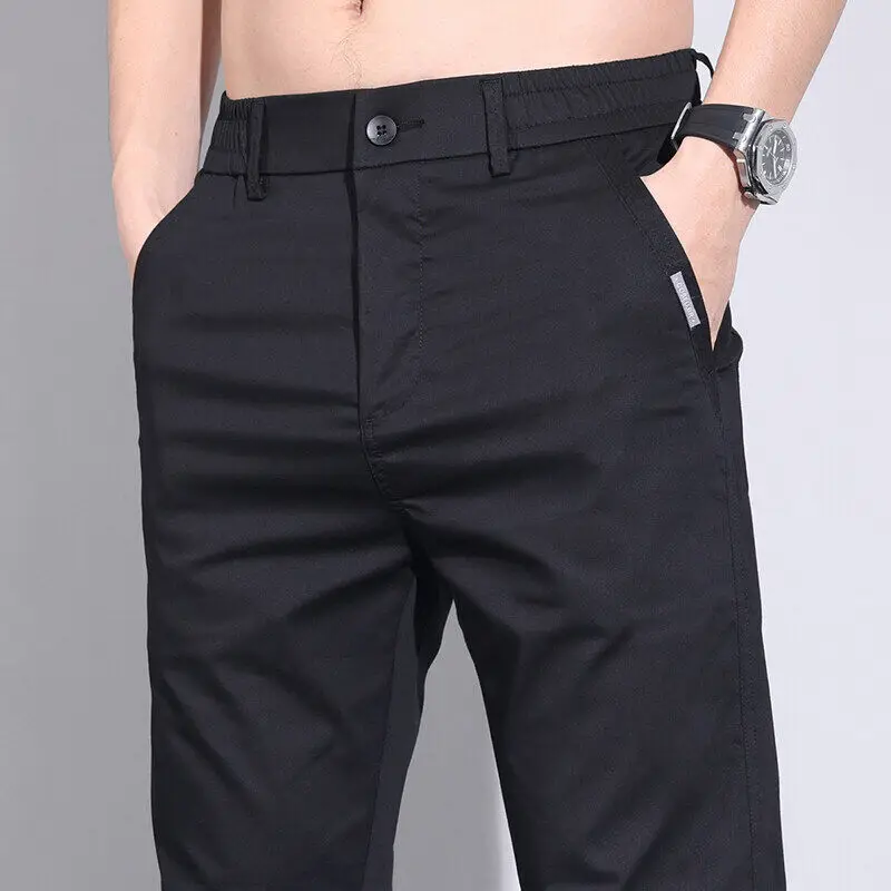 High-quality 2025 Spring New Men's Casual Pants, Stylish and Versatile Business Chino Pants