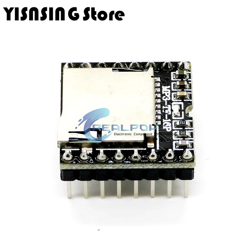 DFPlayer Mini MP3 Player Module V3.0 16P TF Card U Disk MP3 DF  Audio Voice  Board For Arduino