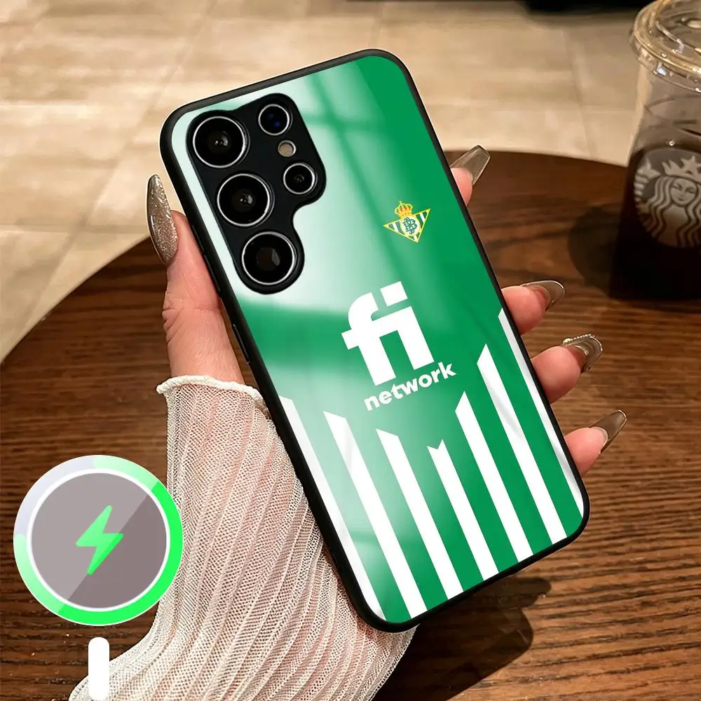 R-Real Luxury B-Betis-s club design Phone Case For Samsung S26 S25 S24 S23 S22 S21 Plus Ultra Fold A Glass Magnetic Case view 4