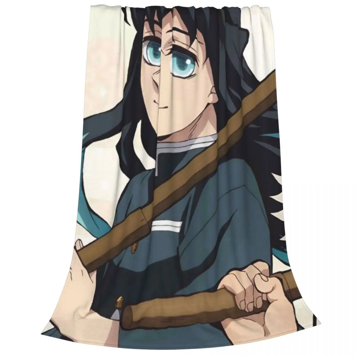 Muichiro Tokito Demon Slayer Blanket Sofa Bedroom Bed Home Office Nap Blanket Car Travel Picnic Blankets Gift