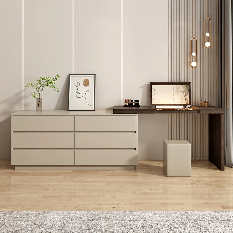 

Living Room Bedroom Vanity Table Modern Makeup Bedside Study Chair Desk Dressing Table Wood Girl Vestidores Trendy Furniture
