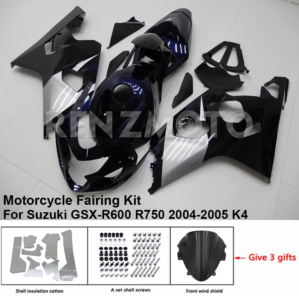 

For Suzuki GSX-R600 R750 2004 2005 K4 K5 Motorcycle Set Body Kit Fairing Plastic AInjection Bodywork S0604-2002c