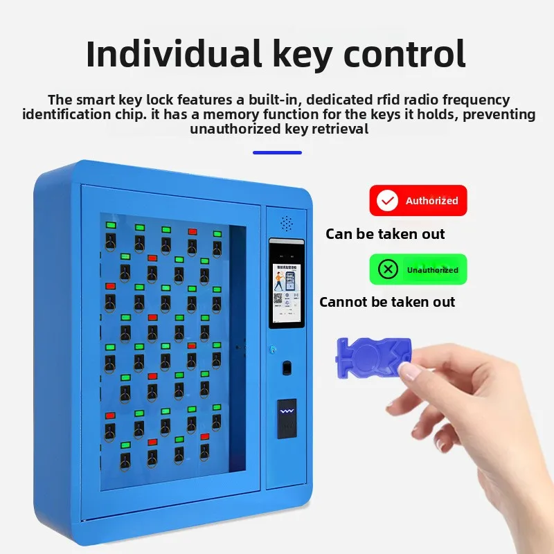 CX smart key cabinet Wall-mounted vehicle key management cabinet, key storage cabinet