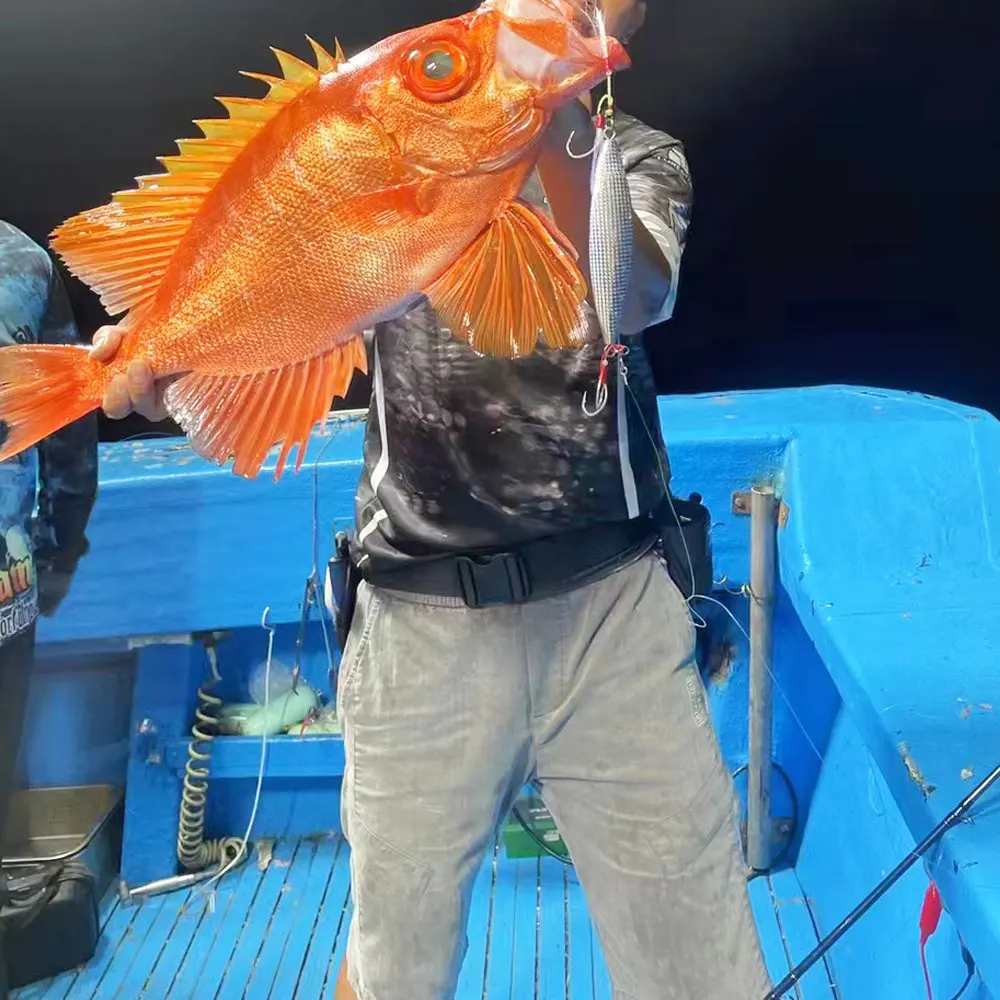 Jig pesado lento luminoso de metal para jigging y hundimiento - imagen 4