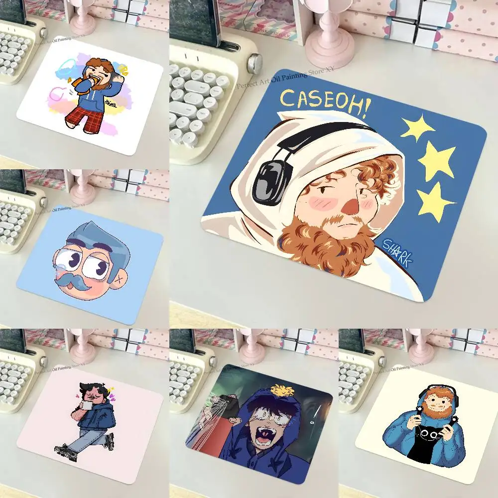 Gamer C-CaseOh Cat Mousepad Small LockEdge Mouse Pad For Gamers Computer Desk Pad Rectangular Anti-slip Rubber