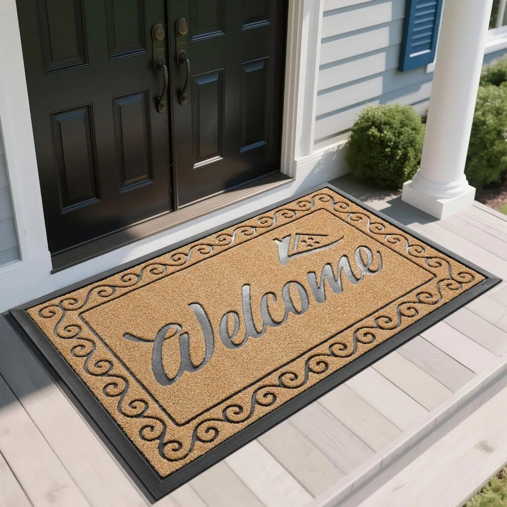 

Durable Yimobra Door Mat - Heavy Duty Entrance Mat for Home, Suitable for Outdoor and Indoor Use