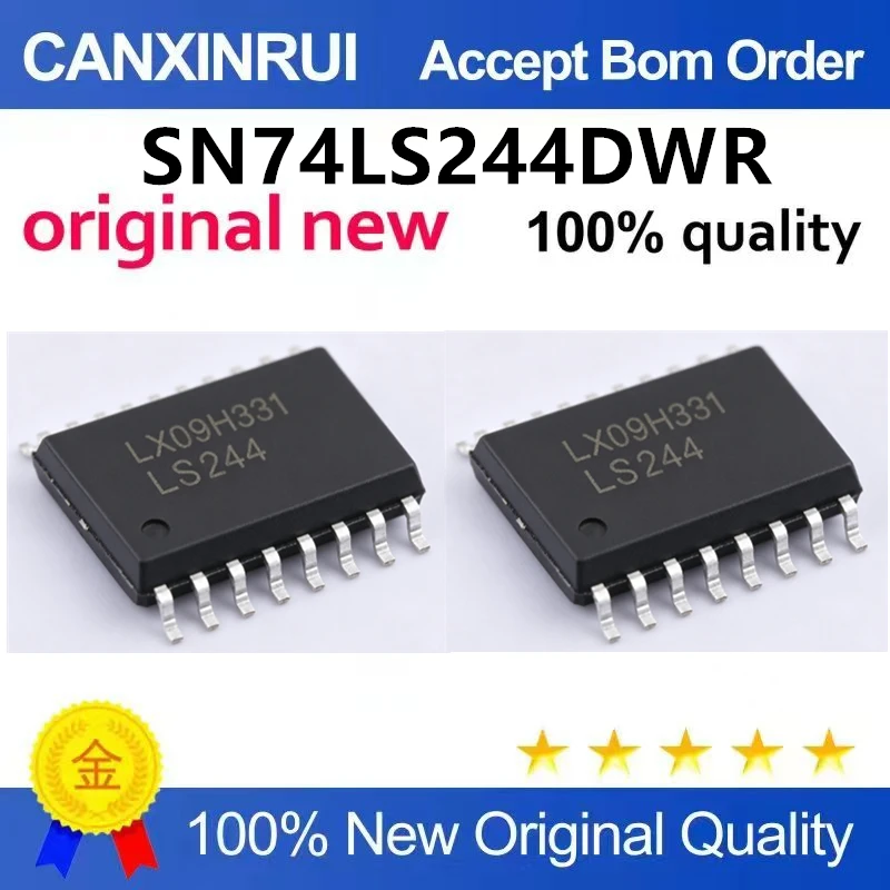 （5pcs-10pcs）Original genuine SN74LS244DWR SOIC-20 eight channel buffer and line driver chip