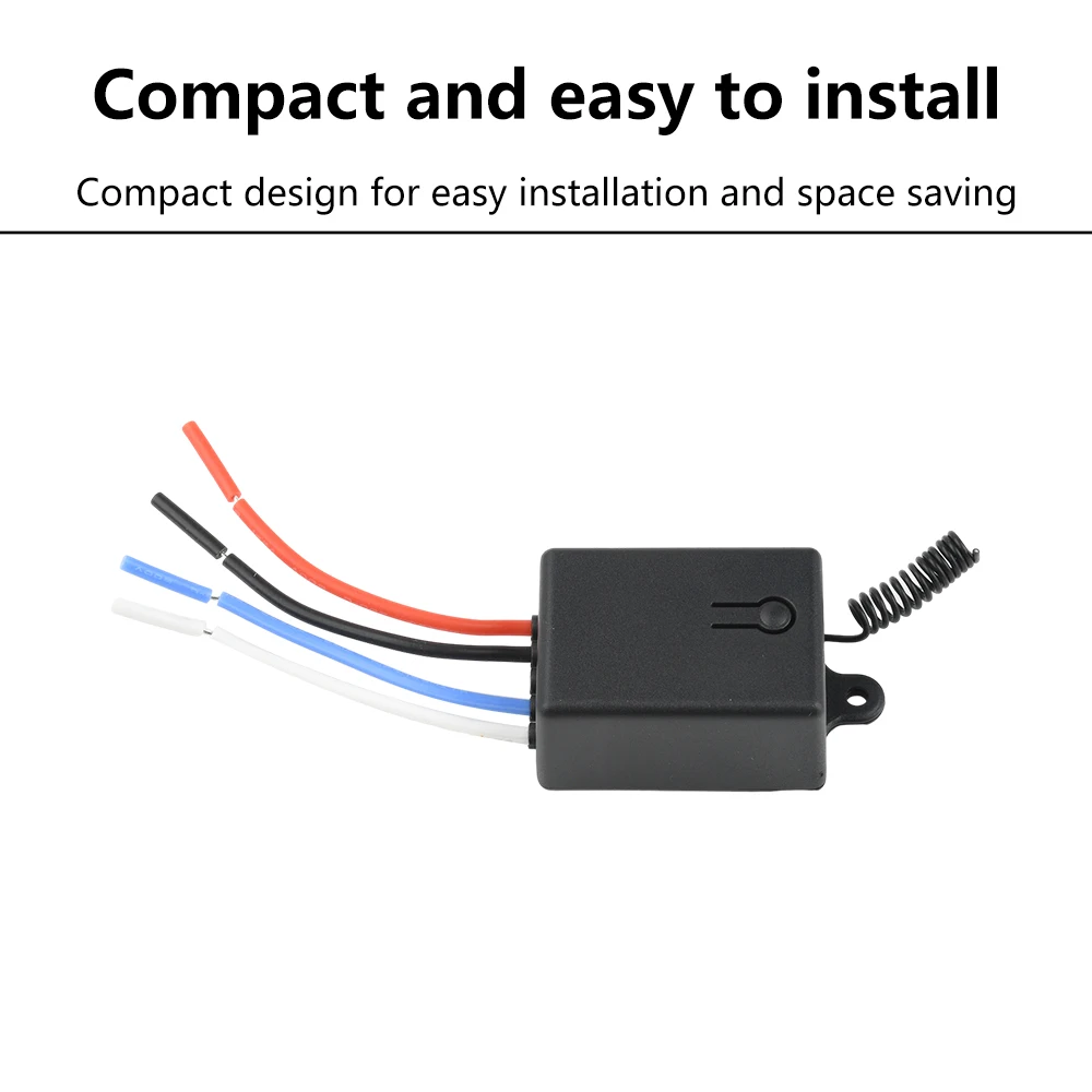 DC 5-60V KR2401FB Smart Wireless Switch Receiver  433Mhz RF Wireless Relay Remote Control Switch 10A