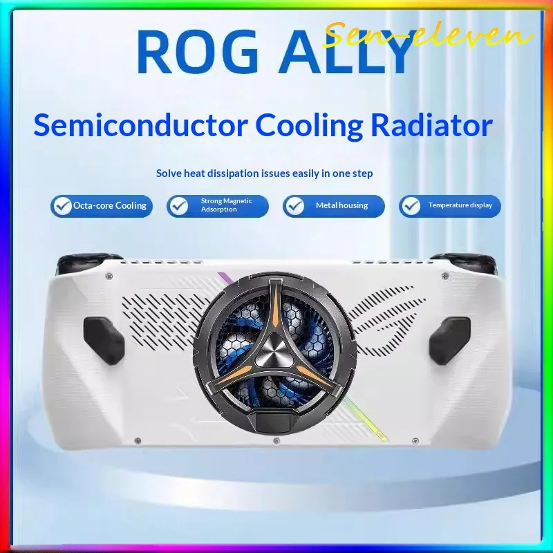 rog-ally-cooler-magnetic-semiconductor-cooling-fan-fast-heat-dissipation-silent-radiator-game-handheld-accessories