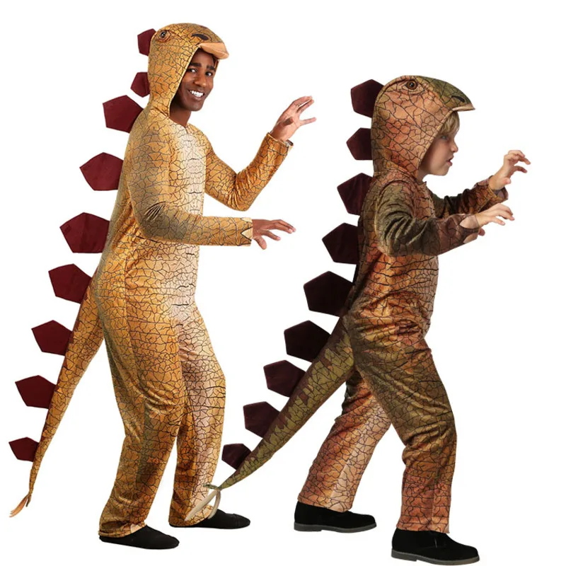 

Halloween Costume Children's Day Stage Show Adult Children's Orange Dinosaur Sword Dragon Parent-child Clothing