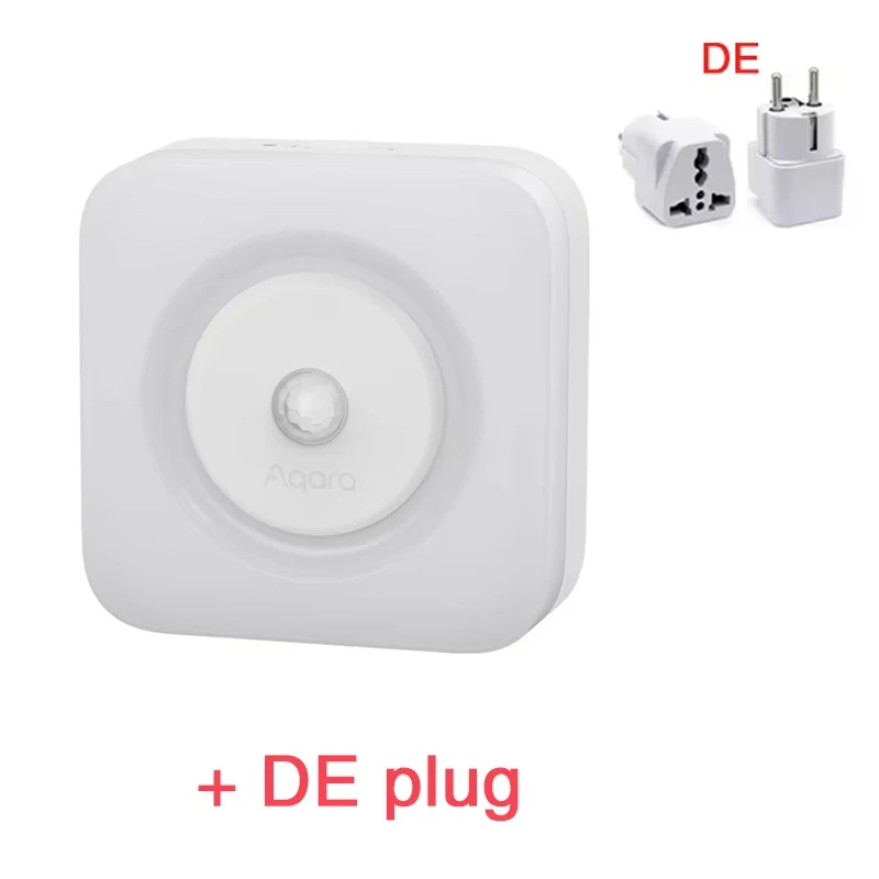 Aqara Menselijk lichaamssensorlamp Plug-in versie LED Oogverzorgend licht Dubbel bedlampje 3000K Zacht Smart Sensor-nachtlampje
