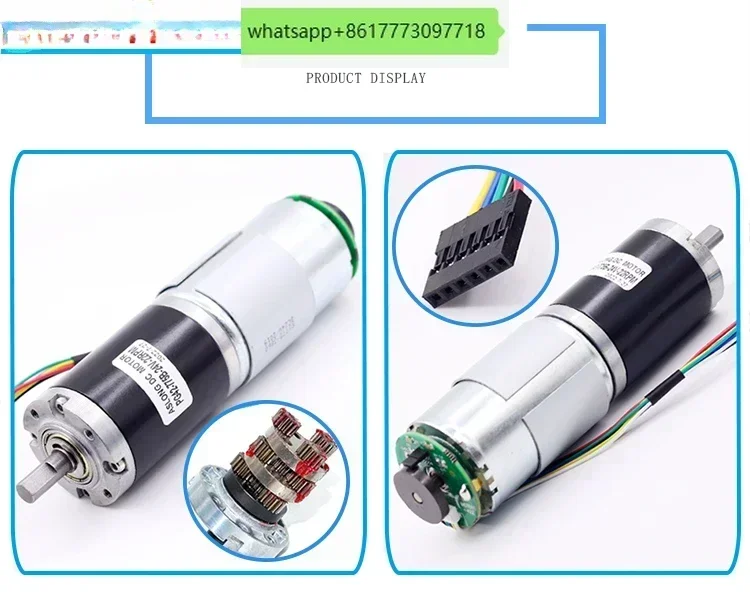 PG42-775B Micro DC Reduction Motor Planetary Gear Reduction Motor Encoder FG Speed Measurement