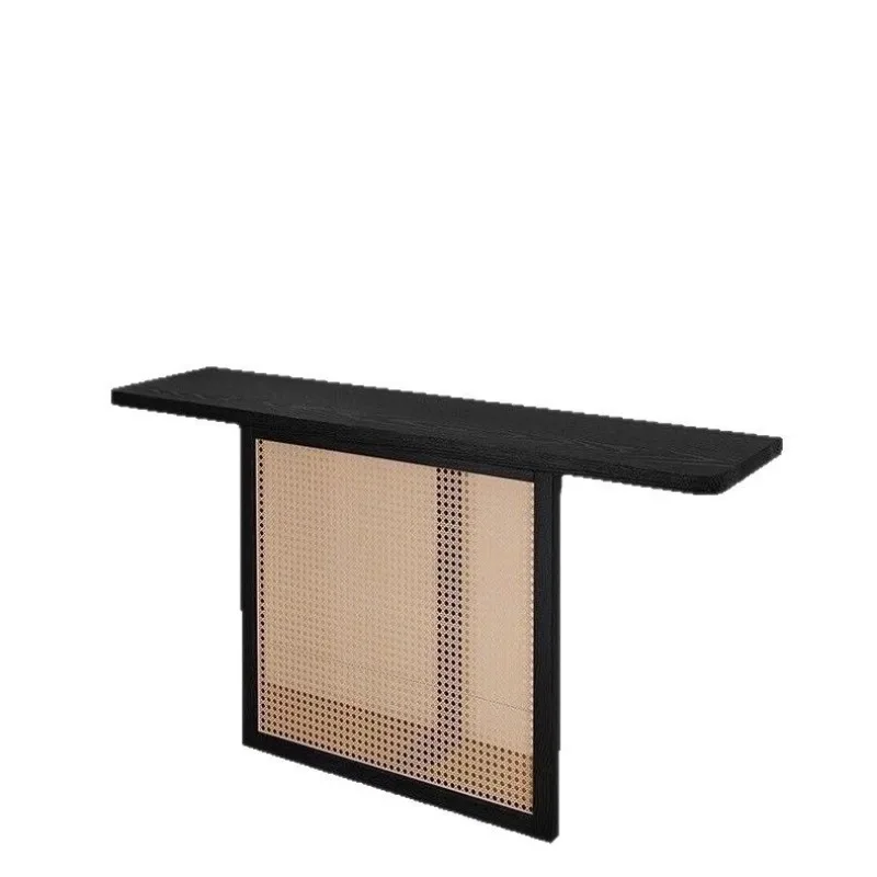 

Antique solid wood entrance table B & B living room against the wall Hotel case