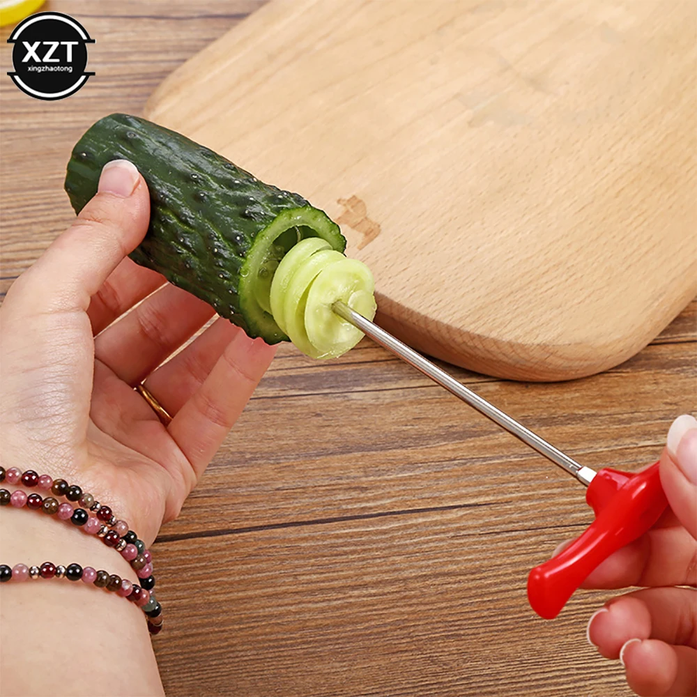 Potato Spiral Cutter Manual Roller French Fry Cutter Making Twist Shredder Grater Kitchen Gadget Cooking Tools Vegetable Slicer