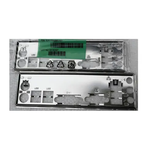 Piastra posteriore scudo IO I/O per MSI H61M-P31/W8、B85M-IE35、H61M-P20、B85M-ICAFE、B75MA-P45、B85M-P33、A55M-P35 V2、H81M-P33 PLUS