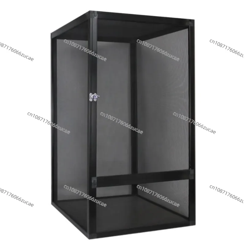 

Reptile Pet Housing Chameleon Lizard Snake Aluminum Detachable Screen Cage Ventilated Breathable Reptile Terrarium