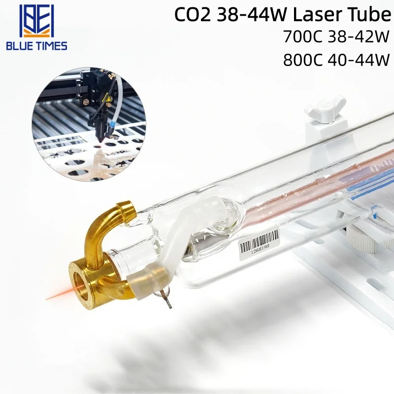 أنبوب ليزر ثاني أكسيد الكربون الطبي من بلوتوث 38-44 وات أنبوب زجاجي Length700/800 مم قطر 50 مم عمر الخدمة 1000-5000 ساعة أنبوب ليزر à CO2 #3