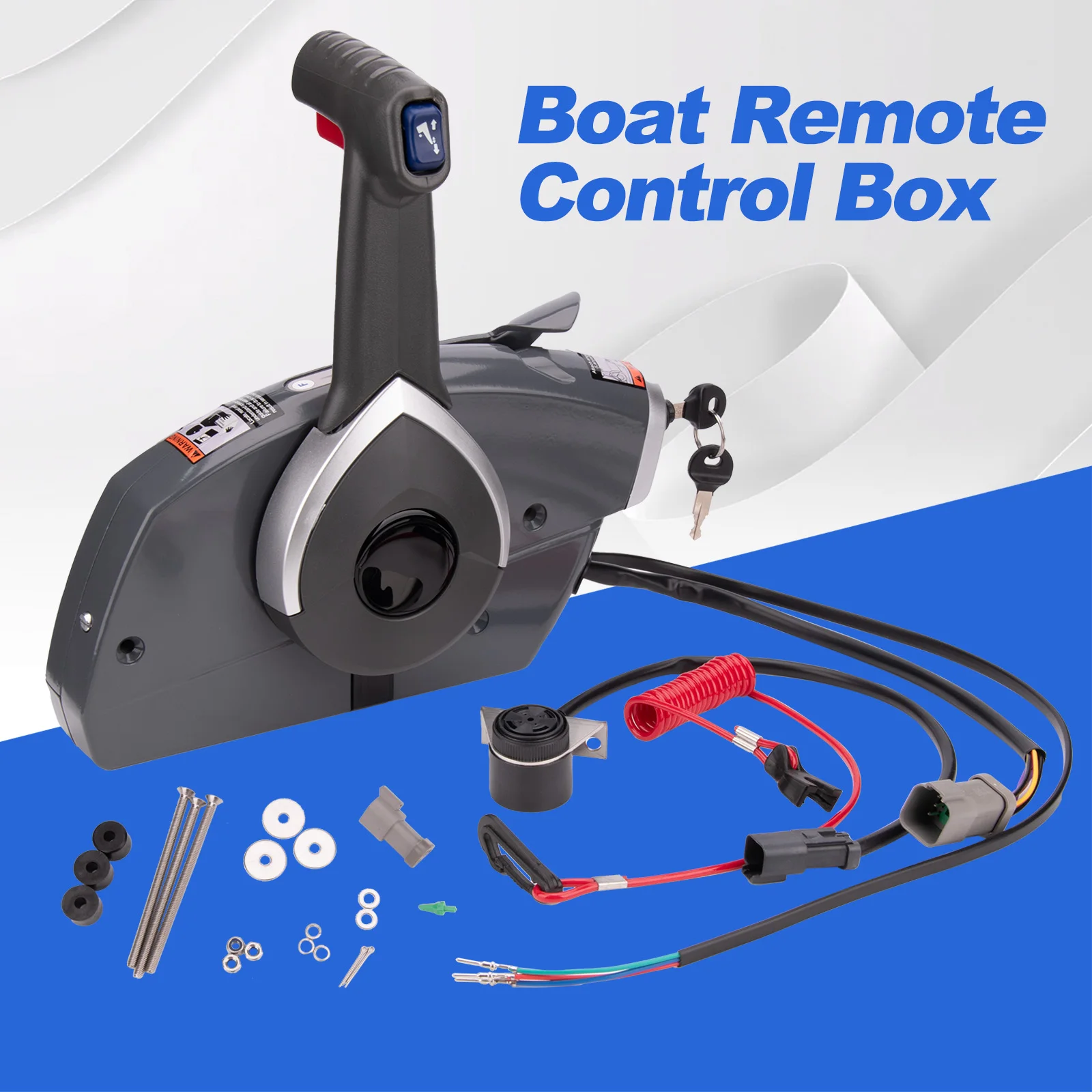 

Новый блок дистанционного управления для подвесного двигателя 12 В — узел отделки и наклона, замена морского двигателя 5006358