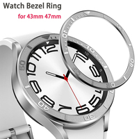 Watch Bezel Ring for Samsung Galaxy Watch6 Classic 43Mm 47mm Stainless Steel Timescale Cover Bumper Case Accessorie for Watch 6