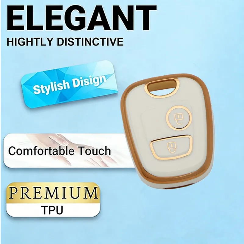 2 Buttons TPU Car Key Case Cover Shell Fob For Peugeot 106 107 206 207 307 Citroen C1 C2 C3 C4 XSARA PICASSO Toyota AYGO