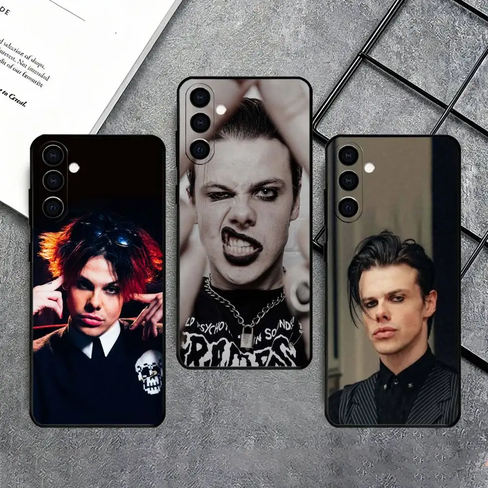 Yungblud Music Singer Phone Case Black Silicone Soft For Samsung Galaxy A73,A72,A71,A70,A53,A52,A51