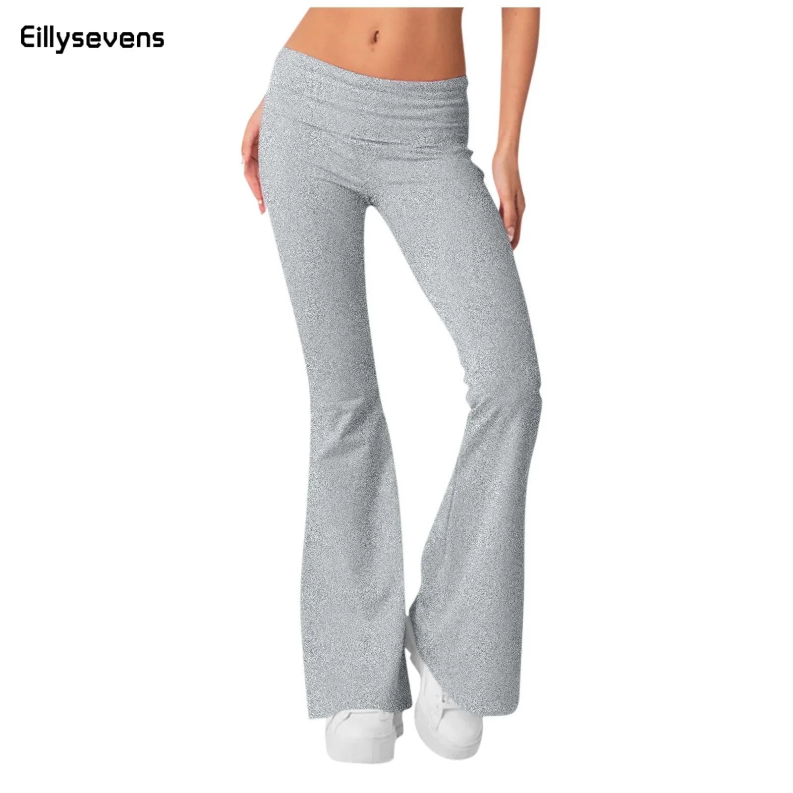

Flare Leggings Yoga Pants Women Bell-Bottoms Trousers High Waist Fitness Pants Stretch Control Tummy High Waist Wide Leg Pants