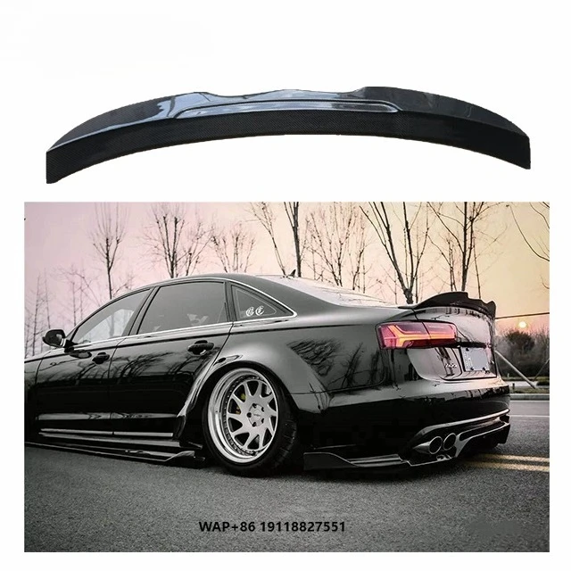 

Carbon Spoiler for A6 C7 PSM Real Carbon Fiber Rear Spoiler Tail Rear Wing