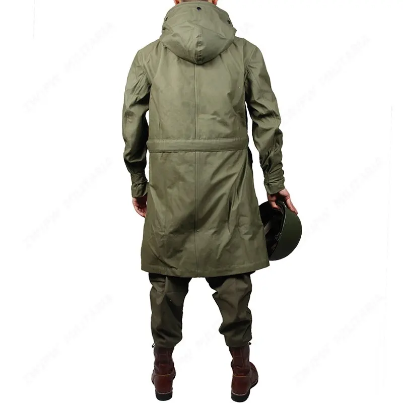 WW2 US MILITARY ARMY GREEN UNIFORM M47 COAT JACKET AND PANTS(NO HELMET,NO SHOES) US11117
