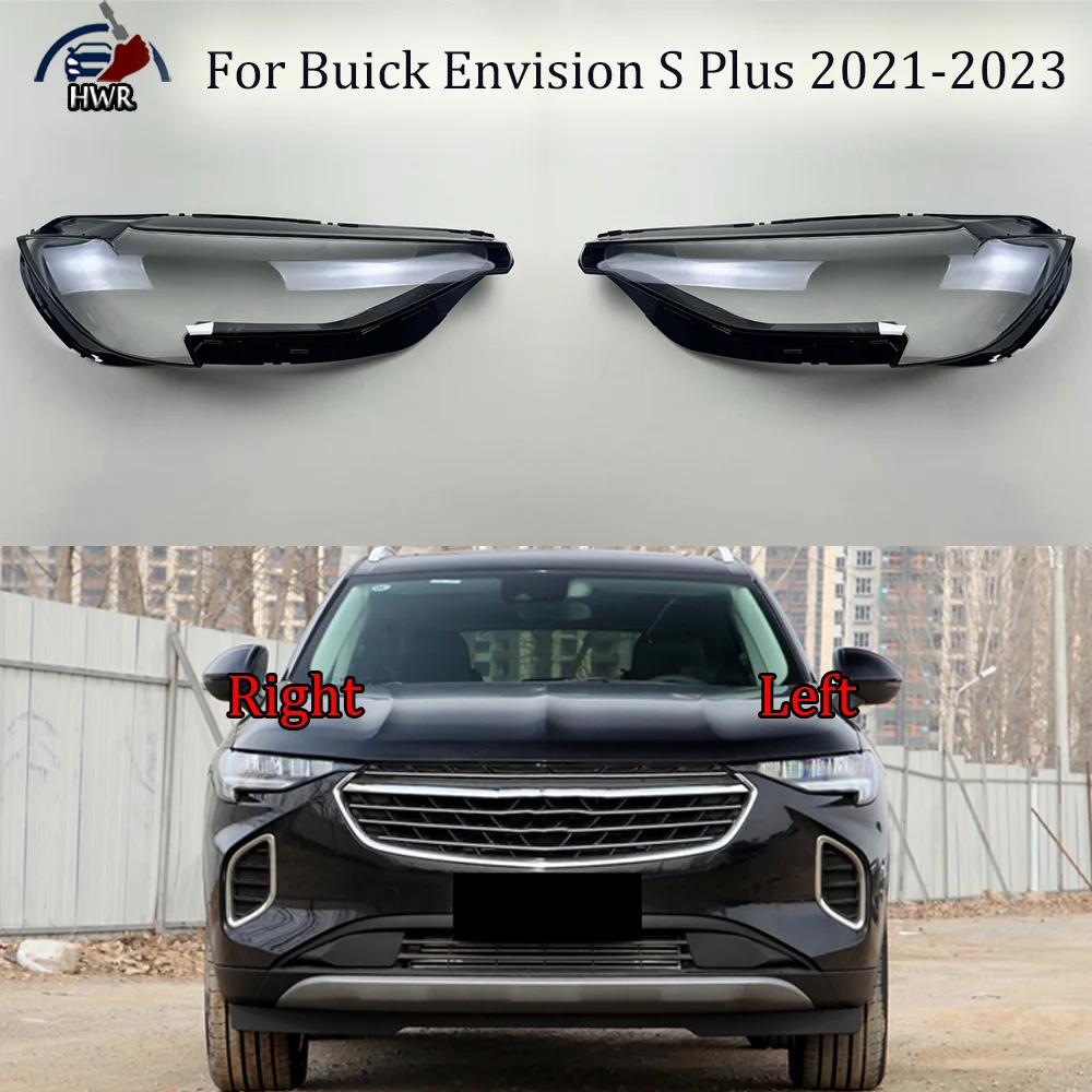 

Для Buick Envision S Plus 2021 2022 2023: Прозрачная крышка фары, плафон, корпус фары из плексигласа, замена оригинальной линзы