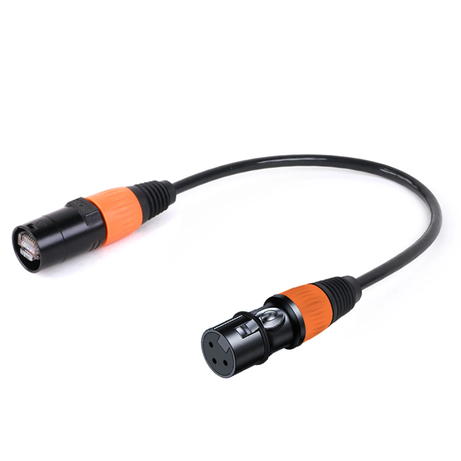 Cavo STP XLR 3-Pin femmina a RJ45 maschio-connettore Ethernet da XLR a RJ45 adattatore Ethernet CAT5/6 per serie Controller DMX-CON