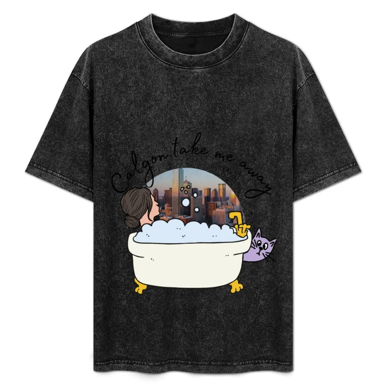 

Calgon Take Me Away T-Shirt Plus Size Simple Casual Top