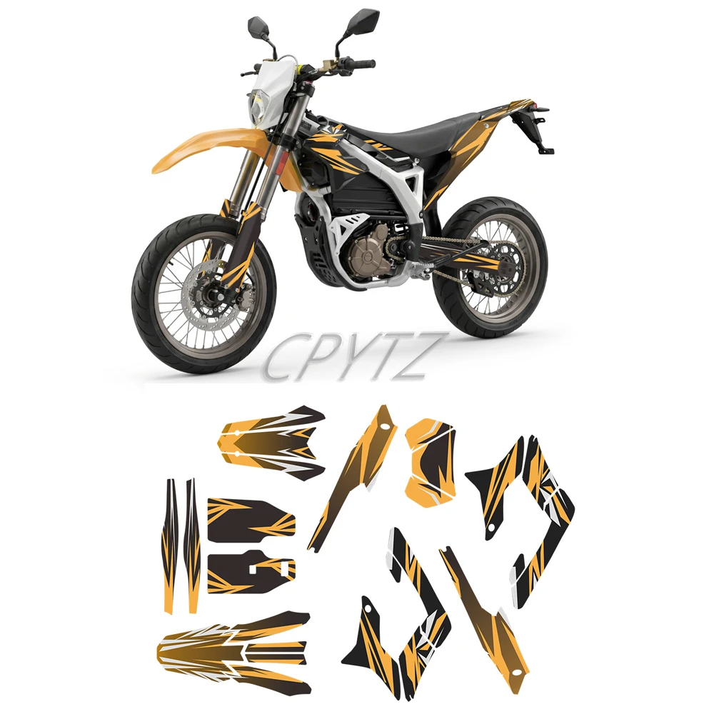 Fit For Sur-Ron Surron Storm Bee 2023-2024 Motorcycle Fairing Graphic Background Decals Sticker Team Customize Electric Bike