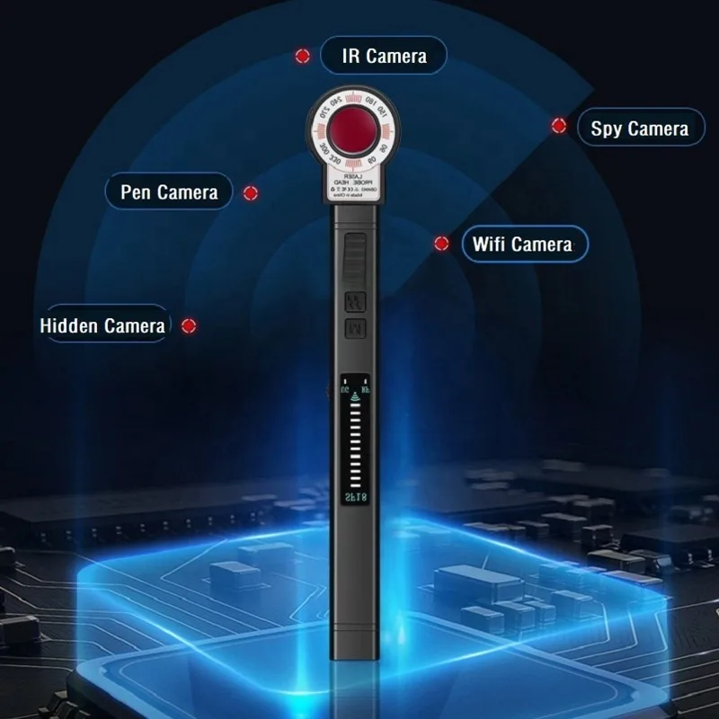 SC18 New Upgraded Anti-Spy Detector Portable Wireless Multifunction 12 Levels Sensitivity And 4 Professional Modes For Home