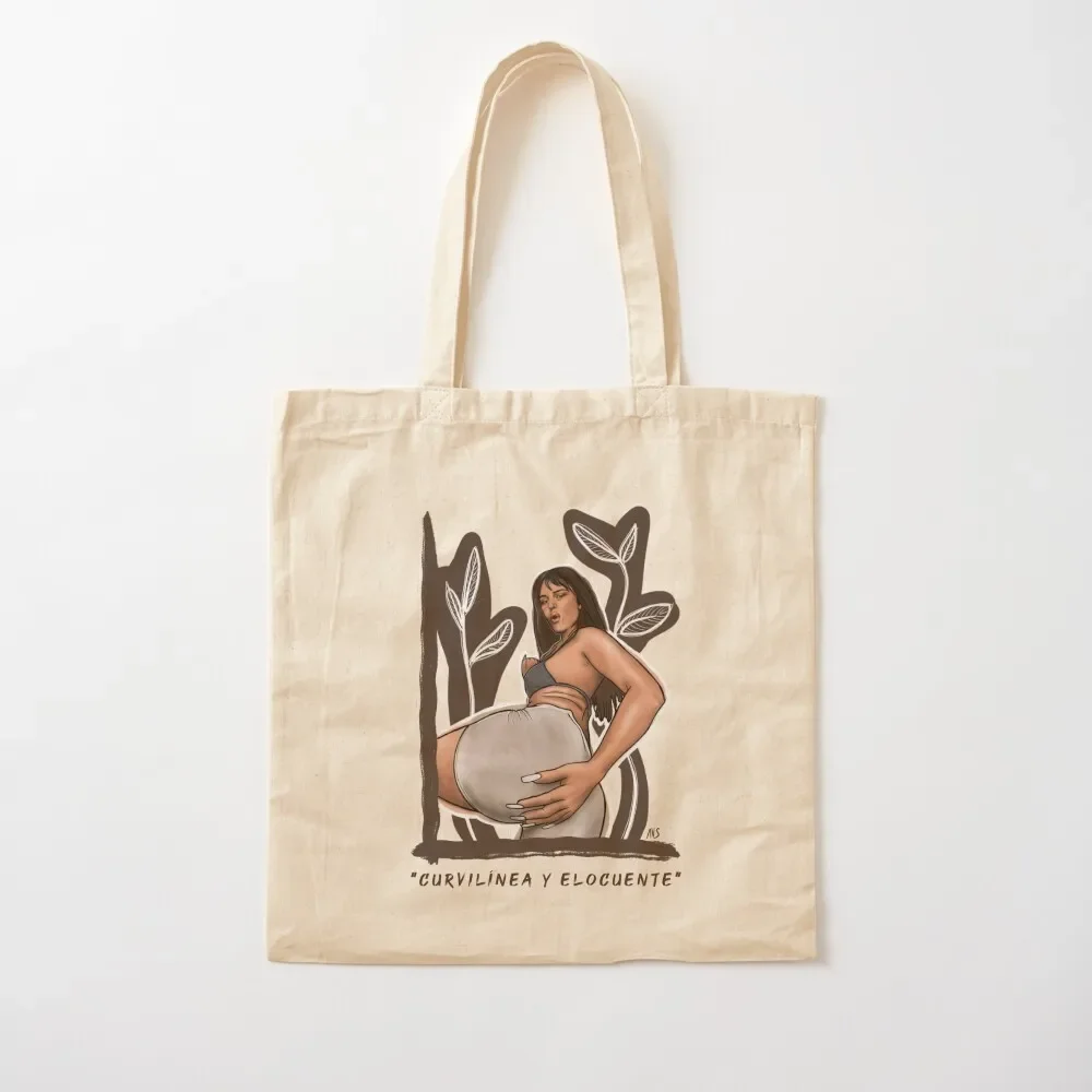 Illustration tribute Nathy Peluso curvy and eloquent Tote Bag Shopping bags Eco bag Bag