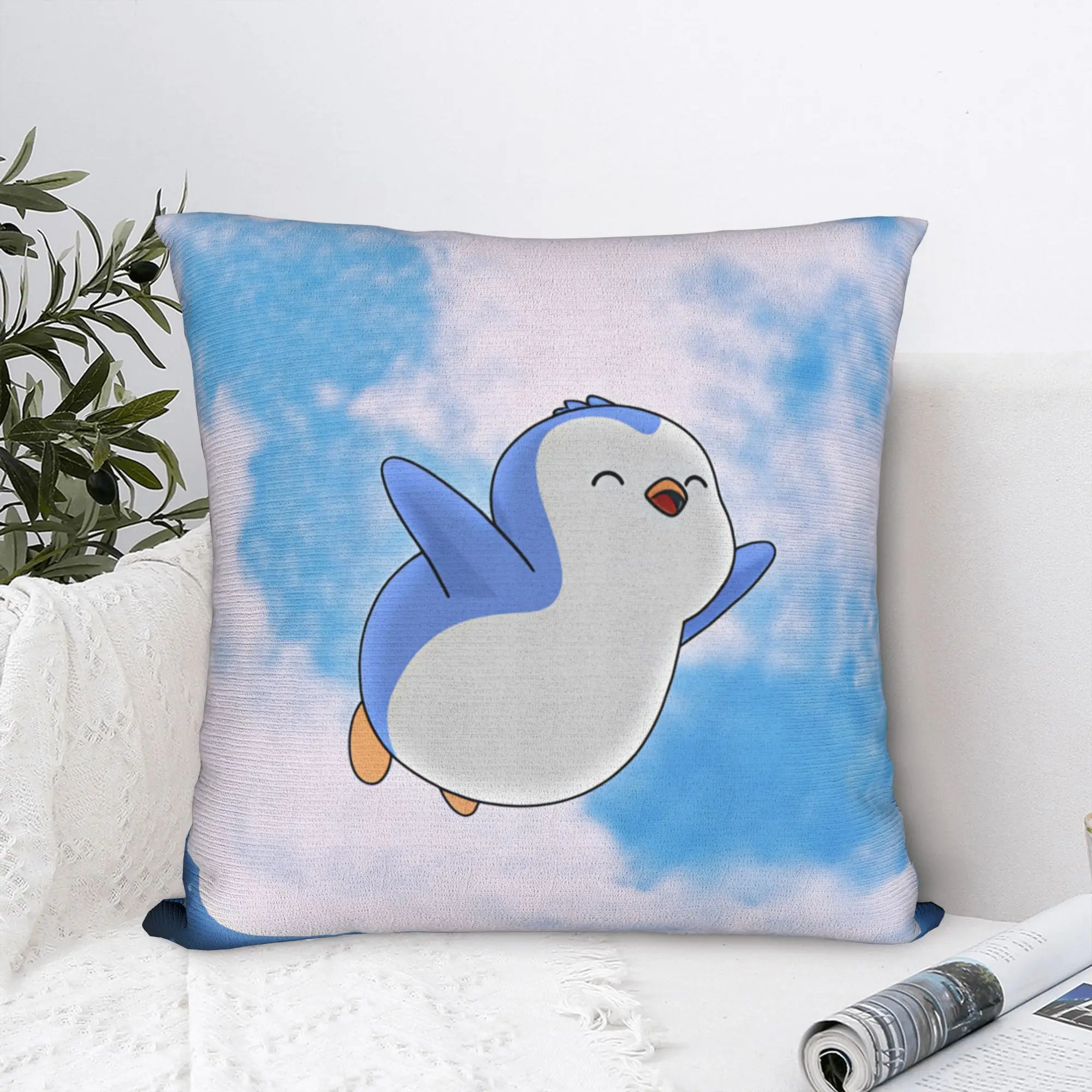 Pudgys Penguin Pillow Case  Design Pillow Cover Vintage Pillowcases For Sofa Car Home Decor