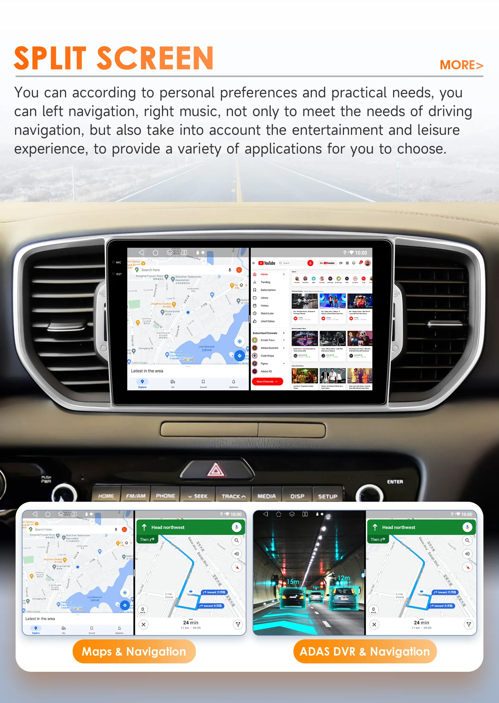 Hizpo 2din Autoradio Für Kia Sportage 4 QL 2016-2018 4G Auto Radio Multimedia Player GPS AI Stimme drahtlose CarPlay Android Auto – Detail 32