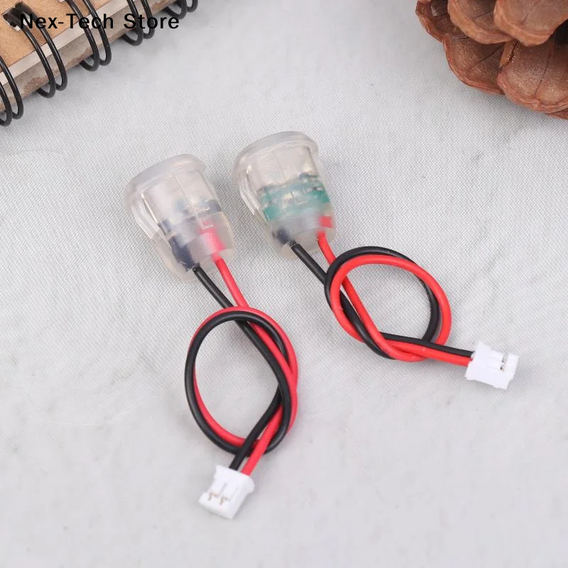 1Pcs Waterproof Fast Charger Power Port Type C Female Socket Jack Connectors 2 Wire Pigtail Cable With LED Lights 3A 5V