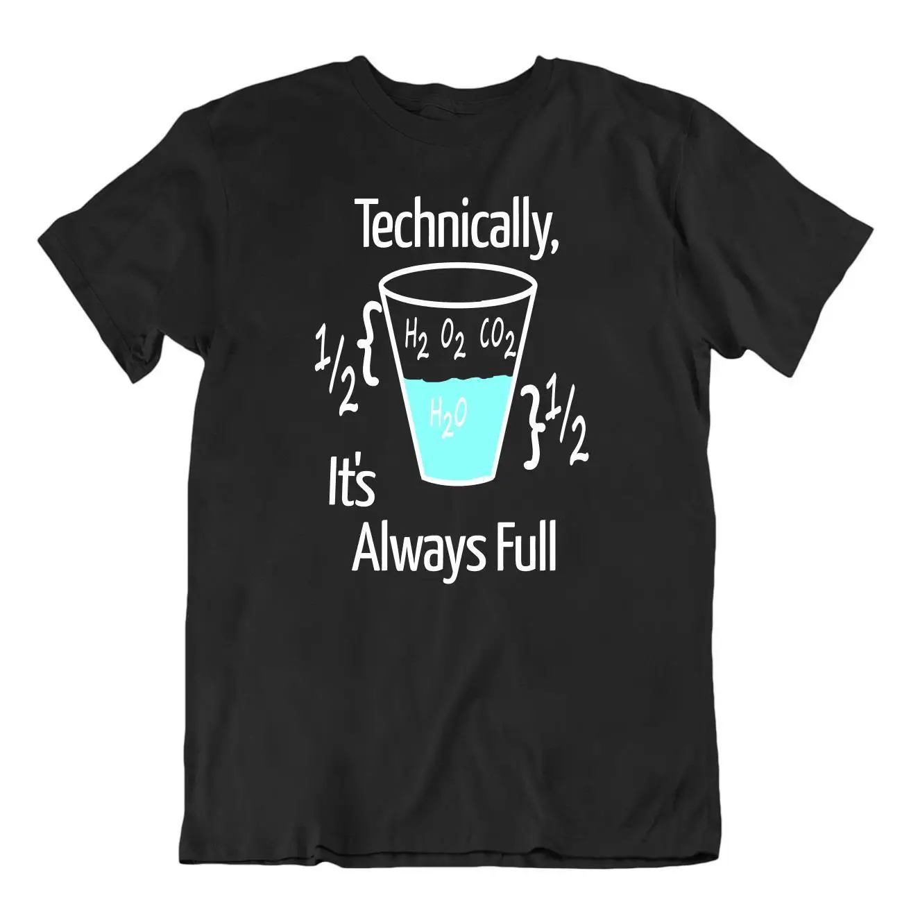 Unisexe Cool cadeau T-Shirt enseignant blague T optimiste Humor chemise décontracté Geek
