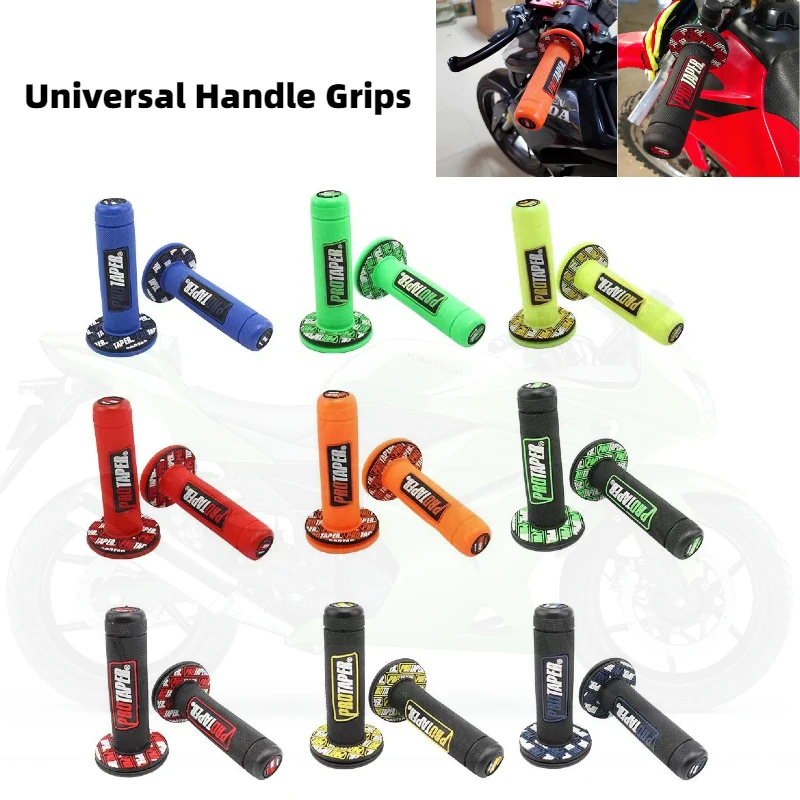 Universal Handle Grips ProTaper Motorcycle HighQuality Protaper Dirt Pit Bike Motocross 7/8' Handlebar Rubber Gel Hand Grips