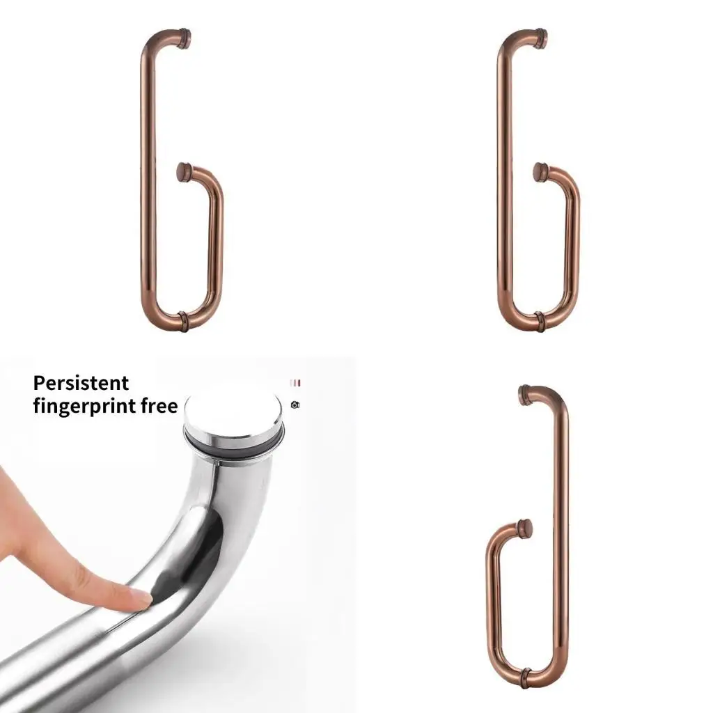 

R9UF Multipurpose Shower Grab Rod Sturdy Stainless Steel Bath Safety Portable for Elderly and Kids Concealed Mounted