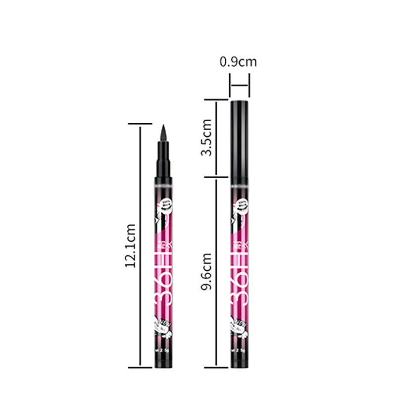 Matita per Eyeliner impermeabile 36H Eyeliner nero a lunga durata senza sbavature Eyeliner ad asciugatura rapida Beauty Cosmetic Liquid Eye Liner strumenti per il trucco