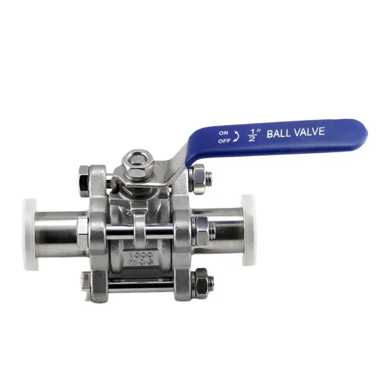 304 Stainless Steel KF16 KF25 Manual High Vacuum hydraulic Ball Valve Quick Install Ball Valve Gas Safety Valve Leak Detected