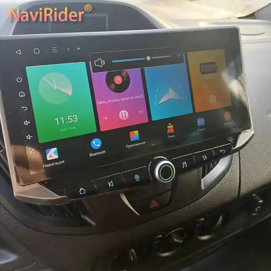 Android CarPlay QLED Screen Autoradio For Ford Transit Tourneo Custom 2013-2021 10.88