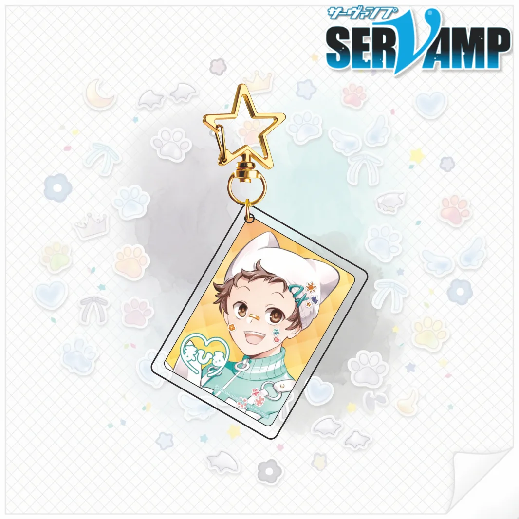 Servamp Series 2026 New Arrival Acrylic Keychain Mahiru Kuro Lawless Cute Pet‑themed Character Pendant Collectible Gift