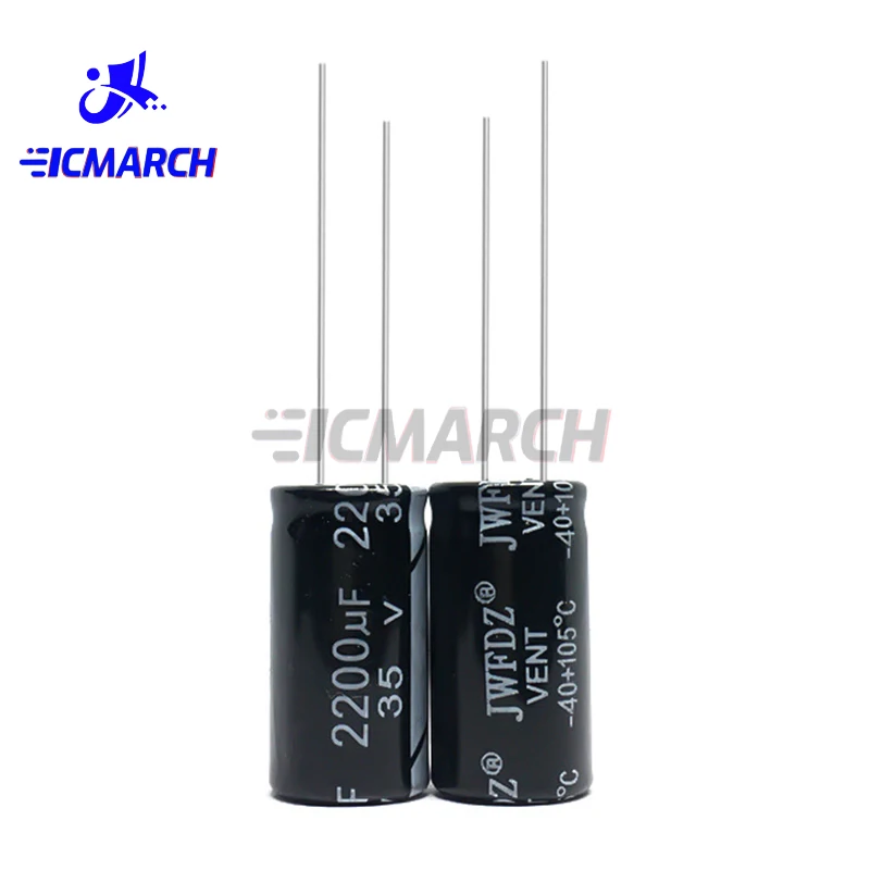 10PCS 35V 2200UF Capacitor 2200UF 35V 13x25mm 35V2200UF  35V2200UF Aluminum Electrolytic Capacitor