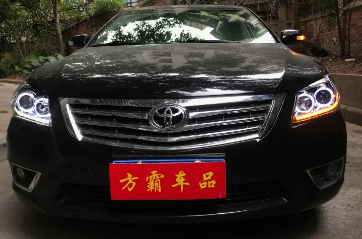 الإسكان الأسود LED المصابيح الأمامية المصابيح الأمامية الضوء الأمامي لكامري 2009-2012 LF