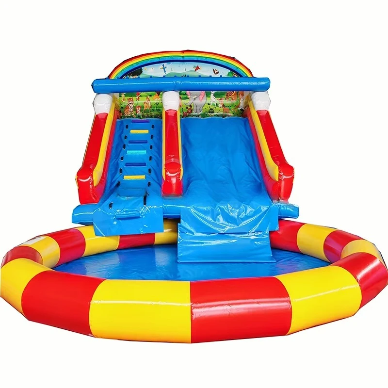 Factory Direct Outdoor Inflatable Water Slides With Commercial Water Park Games for Kids and Adult