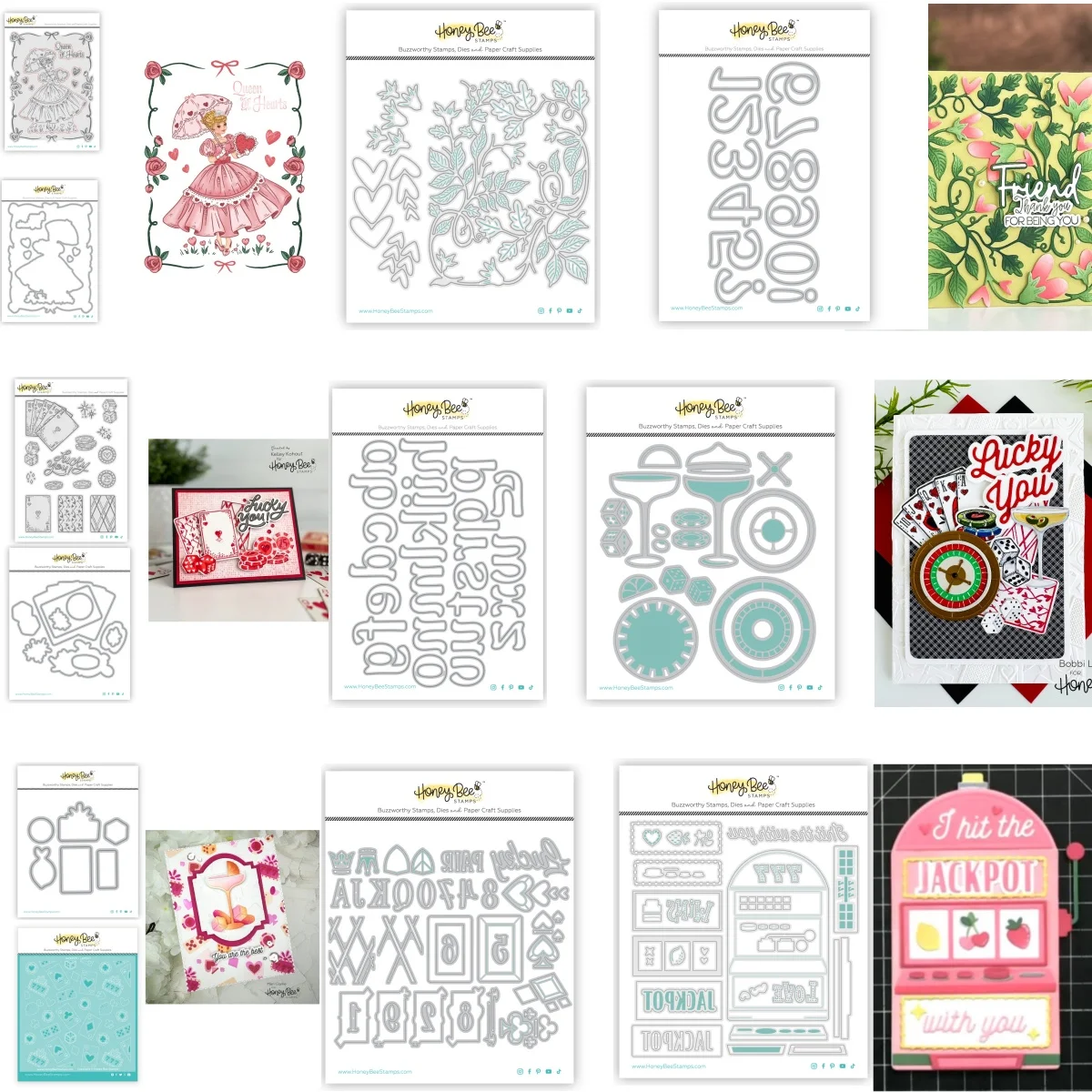 Love Hearts and Bouquet Cutting Dies Clear Stamps Stencil Hot Foil for DIY Scrapbook Greeting Card 2025 Valentine Collection New