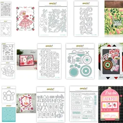 Love Hearts and Bouquet Cutting Dies Clear Stamps Stencil Hot Foil for DIY Scrapbook Greeting Card 2025 Valentine Collection New